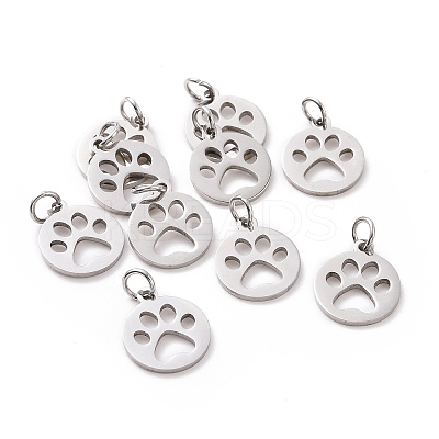 Non-Tarnish 304 Stainless Steel Pendants STAS-Q201-T455S-1