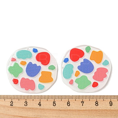 Opaque Acrylic Pendants BACR-D002-12A-1