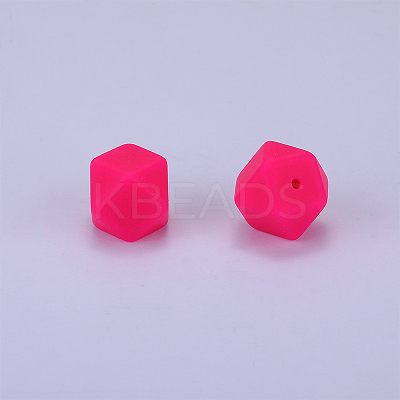 Hexagonal Silicone Beads SI-JX0020A-18-1
