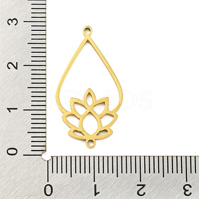 304 Stainless Steel Connector Charms LS-STAS-Q255-01G-1