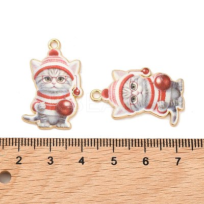 Christmas Alloy Enamel Pendants LS-ENAM-K069-43C-1