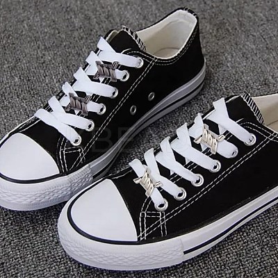 16Pcs 4 Colors Alloy Shoelace Charms FIND-HS0001-17-1