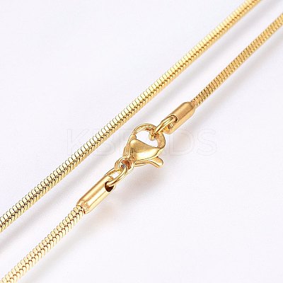 304 Stainless Steel Snake Chain Necklaces LS-NJEW-F221-05G-1