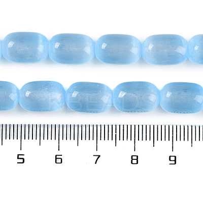 Natural Selenite Beads Strands G-F750-18-1