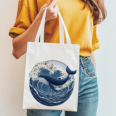 Canvas Women's Tote Bags ABAG-WH0056-002-1