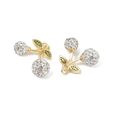 Brass Micro Pave Cubic Zirconia Pendants KK-H072-13G-02-1