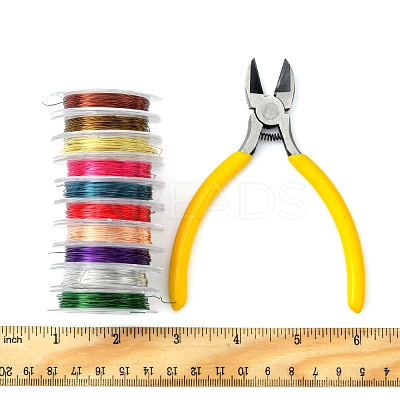 10 Rolls 10 Color Copper Jewelry Wire CWIR-FS0001-02-1