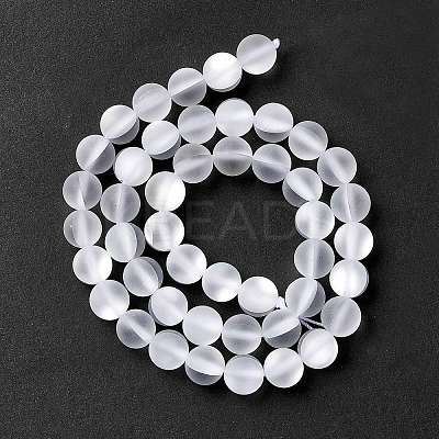 Synthetic Moonstone Beads Strands G-E573-01B-16-1