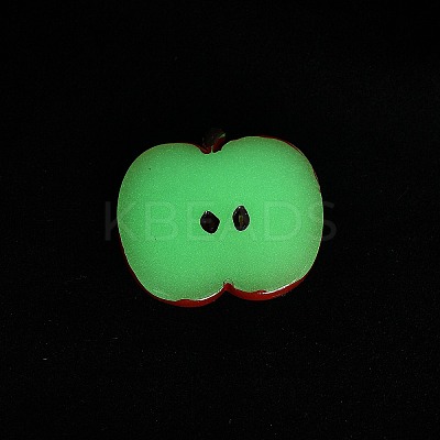 Luminous Resin Fruit Slice Display Decoration DJEW-B014-1