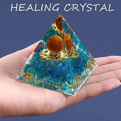 Purple Aventurine Crystal Pyramid Decorations JX070A-1