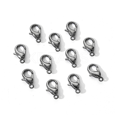 Zinc Alloy Lobster Claw Clasps PALLOY-YW0001-12B-1