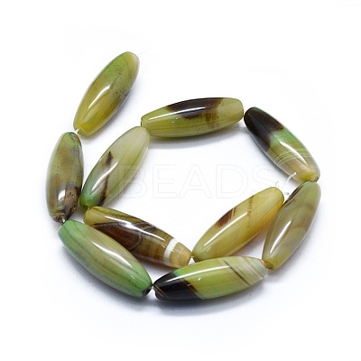Natural Agate Beads Strands G-I245-11I-1