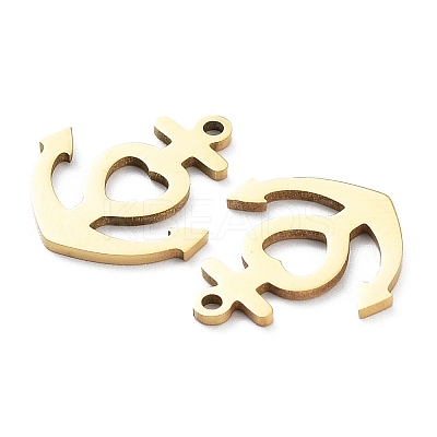 Ion Plating(IP) 316L Surgical Stainless Steel Pendants STAS-D046-10G-1