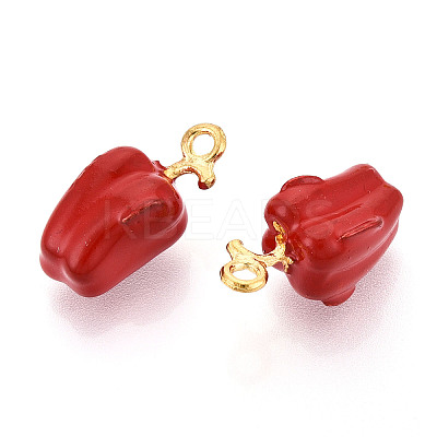 Alloy Enamel Pendants ENAM-N062-05A-G-1