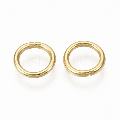 304 Stainless Steel Open Jump Rings X-STAS-R060-8x1.2-1