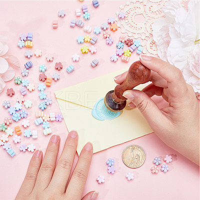 400Pcs Flower Sealing Wax Particles DIY-CP0009-26-1