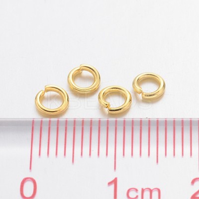 Brass Open Jump Rings JRC4MM-G-1
