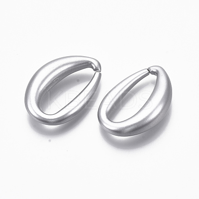 Spray Painted CCB Plastic Linking Rings CCB-R104-29-03-1
