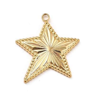 Ion Plating(IP) 304 Stainless Steel Pendants STAS-P312-14G-1