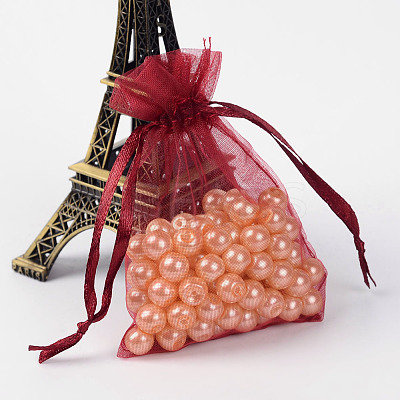 Organza Gift Bags with Drawstring LS-OP-R016-7x9cm-03-1