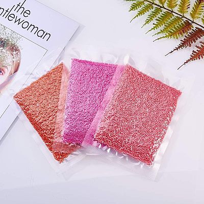 6/0 Baking Paint Glass Seed Beads SEED-OL0002-09-4mm-16-1