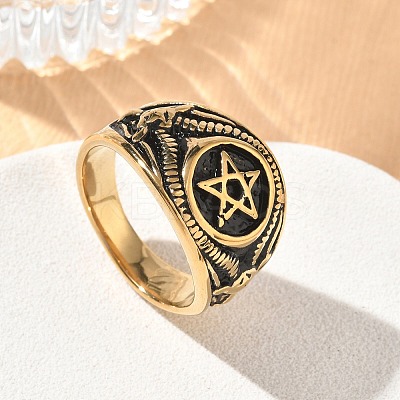 304 Stainless Steel Finger Rings SA-CBA289B-03G-1
