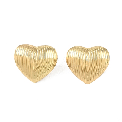 304 Stainless Steel Studs Earrings EJEW-K278-08B-G-1