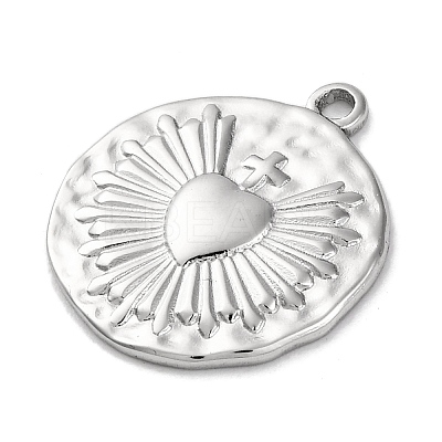 Anti-Tarnish 304 Stainless Steel Pendants STAS-K293-08P-1