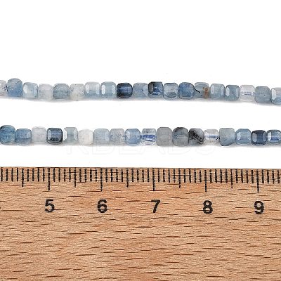 Natural Devil Blue Aquamarine Beads Strands G-NH0073-C01-3mm-1