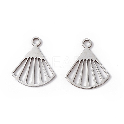 Non-Tarnish 304 Stainless Steel Pendants STAS-E186-02P-1