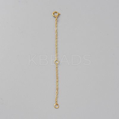 925 Sterling Silver Cable Chain Extender FIND-WH0420-02A-G-1