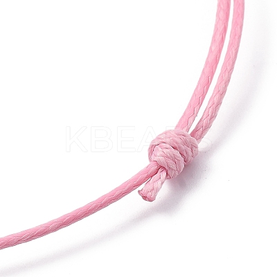 Adjustable Korean Waxed Polyester Cord Bracelets BJEW-JB05482-1