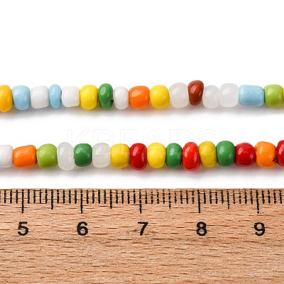 Handmade Lampwork Beads Strands BLOW-K001-01A-07-1