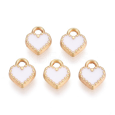Alloy Enamel Charms ENAM-S121-164E-RS-1