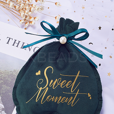 Velvet Jewelry Drawstring Gift Bags ABAG-CJC0003-02D-1