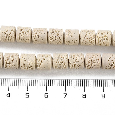 Synthetic Lava Rock Dyed Beads Strands G-H311-05B-03-1