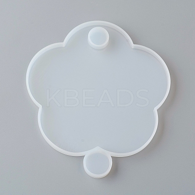 Flower Lid Silicone Molds LS-AJEW-D046-17-1