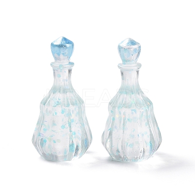 Dummy Bottle Transparent Resin Cabochon LS-RESI-E025-06C-1
