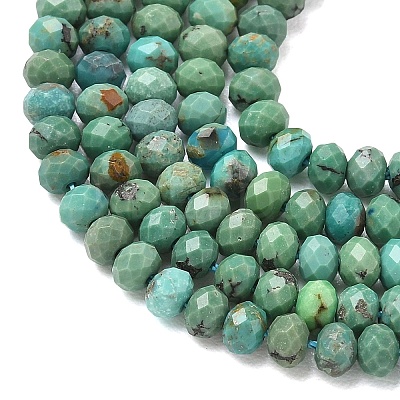 Natural HuBei Turquoise Beads Strands G-P629-B02-01-1