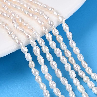 Natural Cultured Freshwater Pearl Beads Strands PEAR-T006-07-1