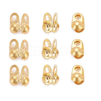 304 Stainless Steel Bead Tips X-STAS-R063-19-G-1