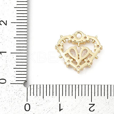 Brass Micro Pave Cubic Zirconia Pendants LS-KK-Z094-01G-01-1