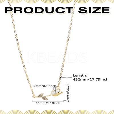 1Pc Alloy Resin Flower Pendant Necklaces for Women NJEW-LP0002-86G-1