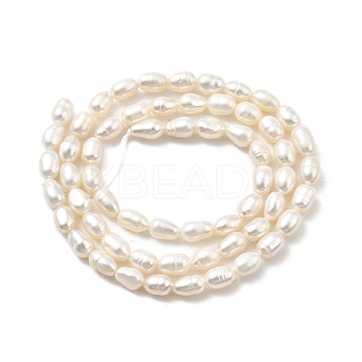 Natural Cultured Freshwater Pearl Beads Strands PEAR-I007-01N-01-1