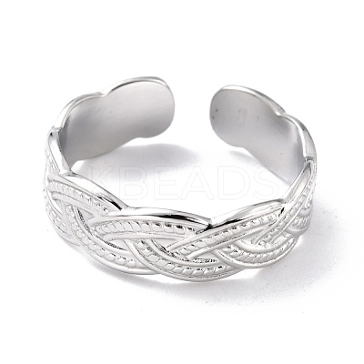 Tarnish Resistant 304 Stainless Steel Finger Rings RJEW-L102-29P-1