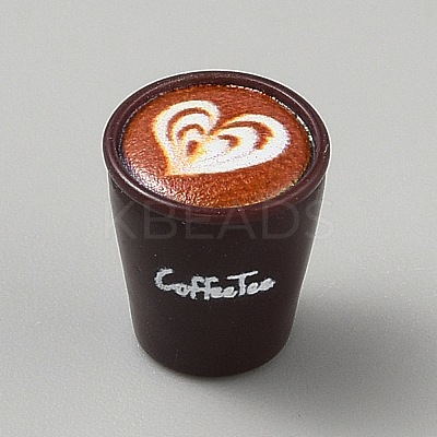 Resin Miniature Mini Dollhous  Coffe Cup DIY-TAC0020-60G-1