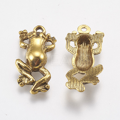 Tibetan Style Pendant Rhinestone Settings TIBE-R184-AG-LF-1