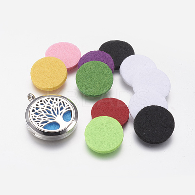 316 Surgical Stainless Steel Diffuser Locket Pendants STAS-J021-07-1
