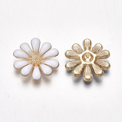 Alloy Enamel Cabochons PALLOY-T066-10-1