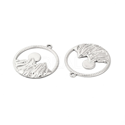 Non-Tarnish 304 Stainless Steel Pendants STAS-L268-010P-1